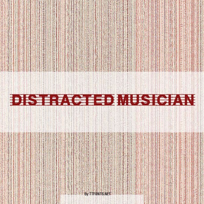 distracted musician example